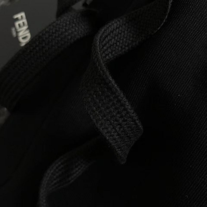 F**di 2025 new shield logo printed cotton shorts