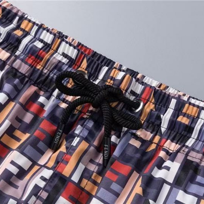 F**di 2025ss summer new beach pants quick-drying fabric