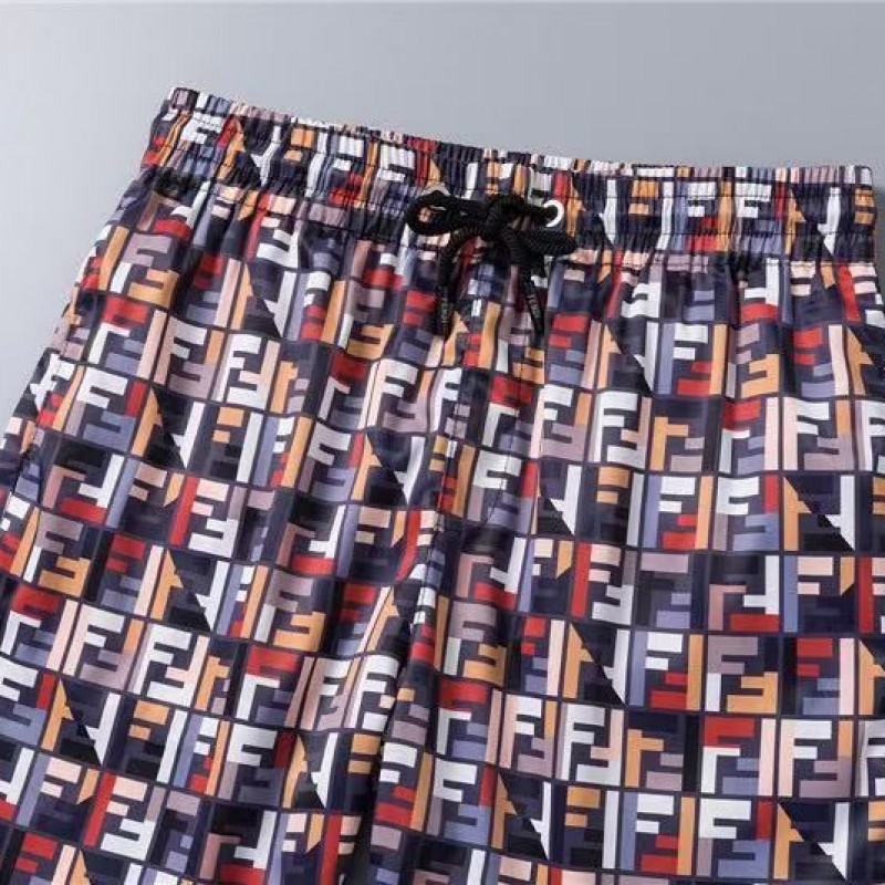 F**di 2025ss summer new beach pants quick-drying fabric