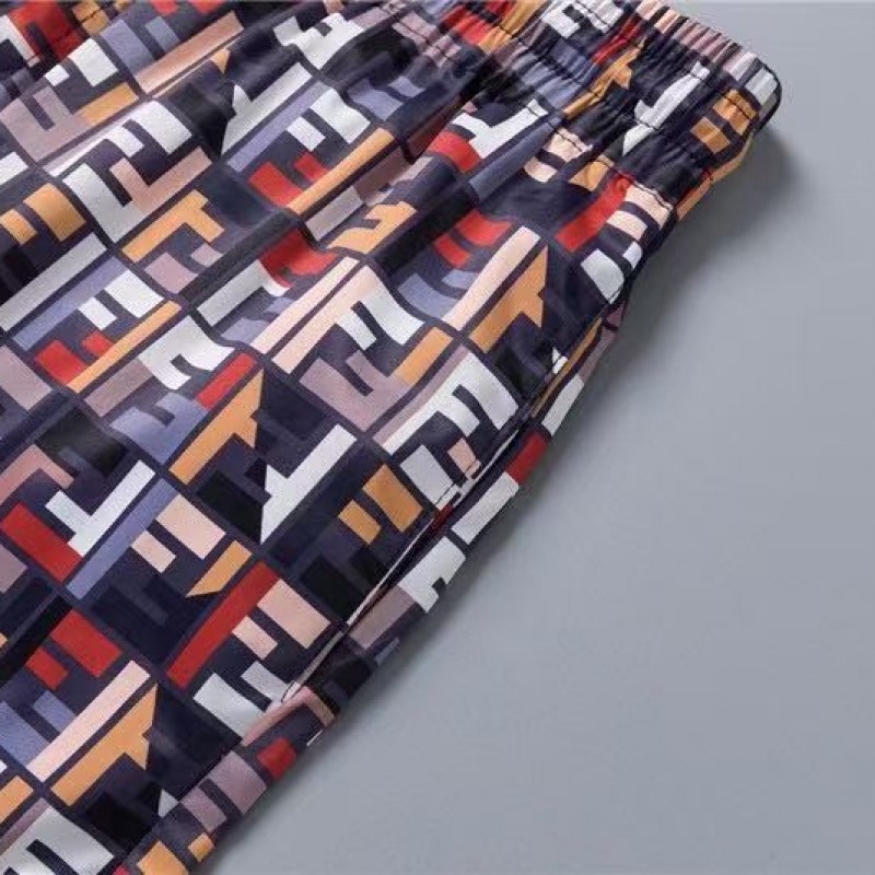 F**di 2025ss summer new beach pants quick-drying fabric