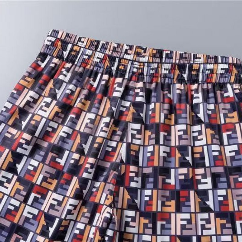 F**di 2025ss summer new beach pants quick-drying fabric