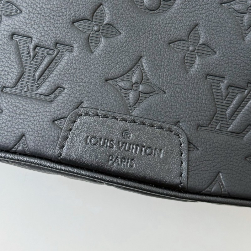 LV DISCOVERY FULL LEATHER CHEST BAG  M44388,SIZE:47*20*9cm