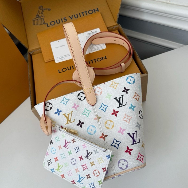 LV ALL IN BB White Three-Color Handbag M13089,Size:18*12*16cm