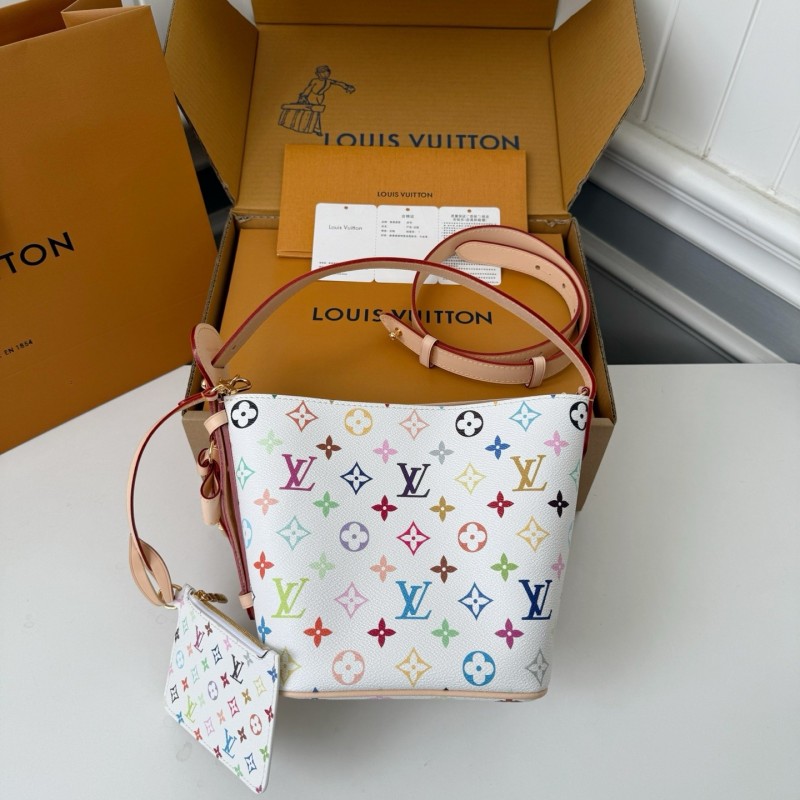 LV ALL IN BB White Three-Color Handbag M13089,Size:18*12*16cm