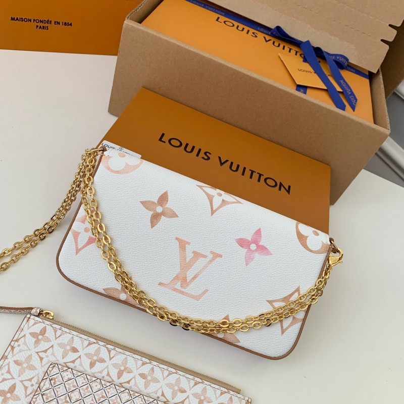 L0*is V*t0n 2023 New POCHETTE F É LICIE Handbag M82520, 21 * 12 * 3cm