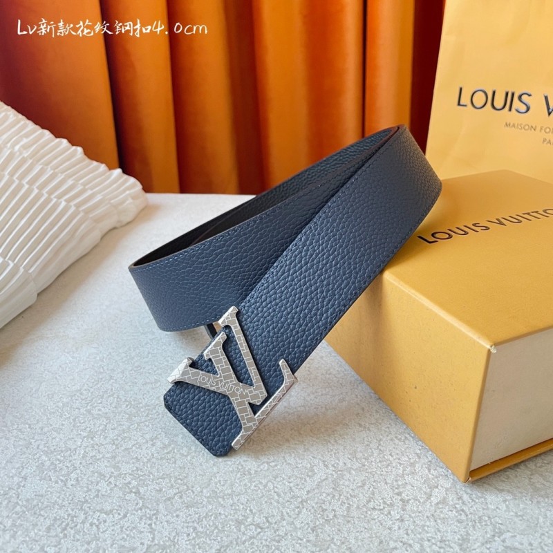 L0*is V*t0n New pattern steel buckle 4.0cm Belt 000150