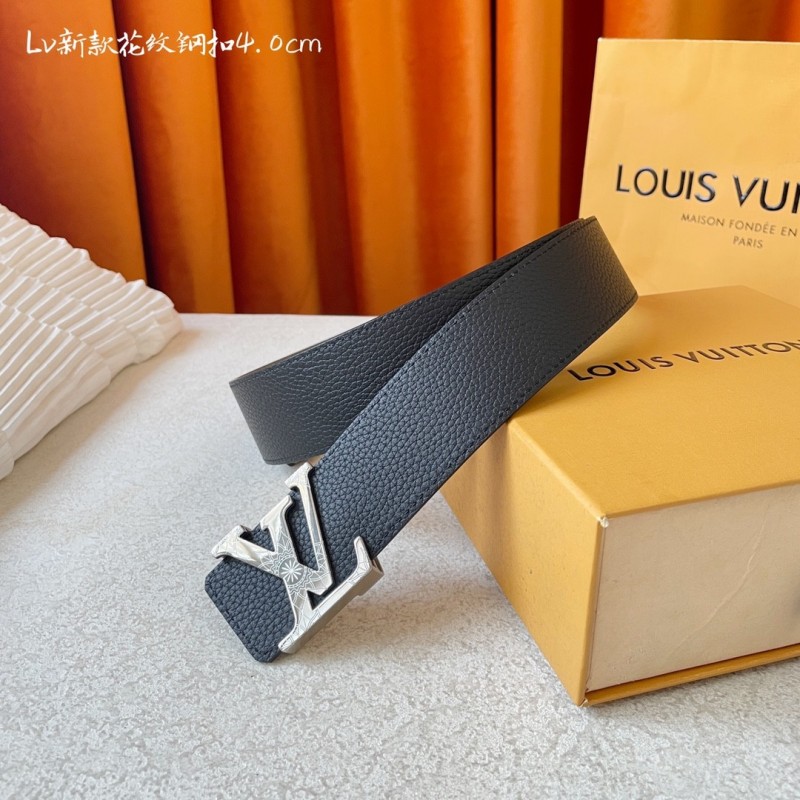 L0*is V*t0n New pattern steel buckle 4.0cm Belt 000150