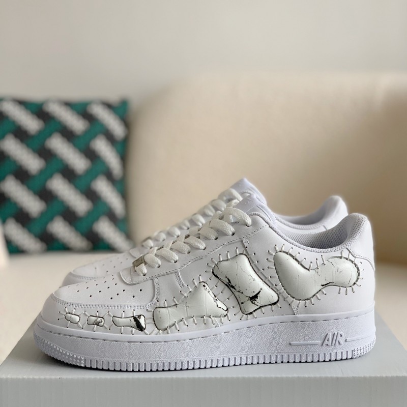 Nike Remake AF1 Skeleton Customized Shoe