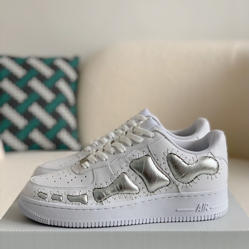 Nike Remake AF1 Skeleton Customized Shoe