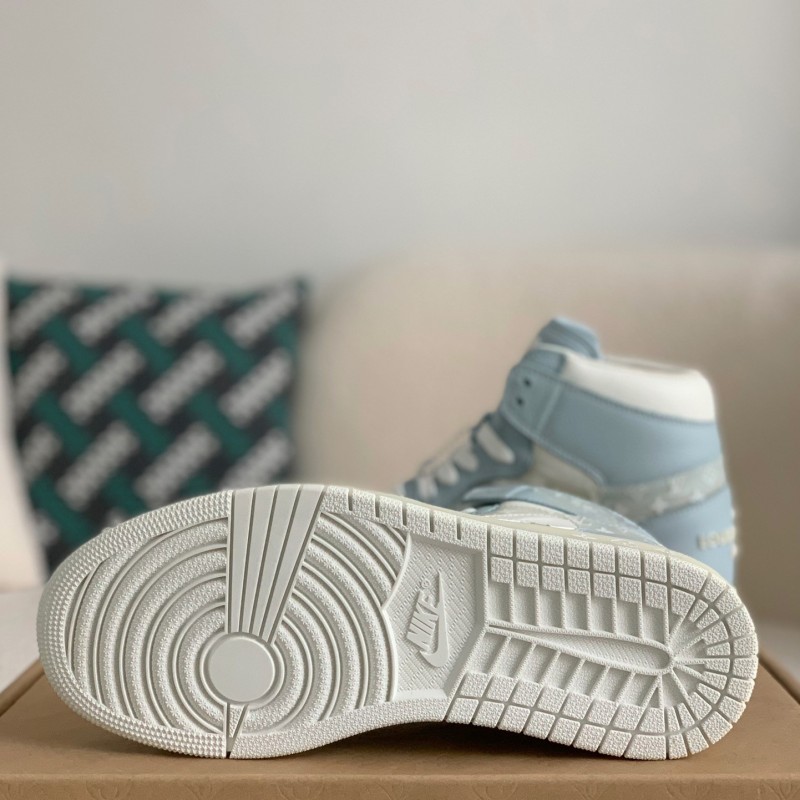 L0*is V*t0n x Nike Air Jorda 1 High AJ1 Sneakers