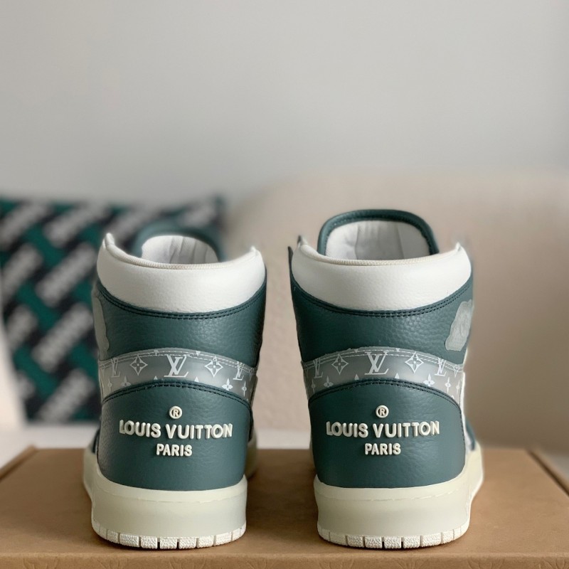 L0*is V*t0n x Nike Air Jorda 1 High AJ1 Sneakers