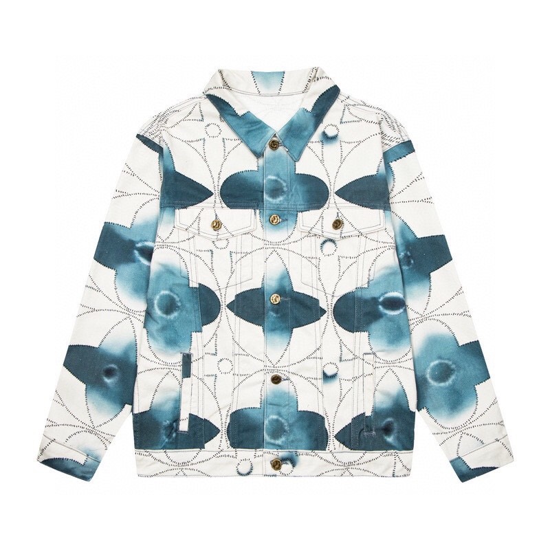 L0*is V*t0n L0*is V*t0n LV 2022 catwalk denim jacket