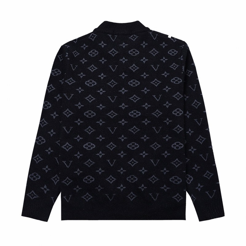 L0*is V*t0n chest stripe patchwork long-sleeved coat jacket