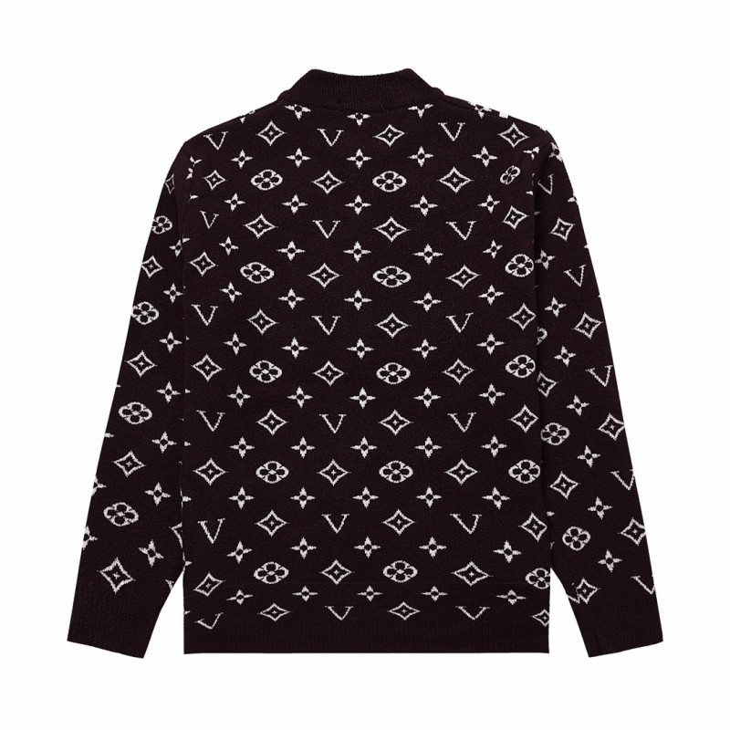 L0*is V*t0n chest stripe patchwork long-sleeved coat jacket