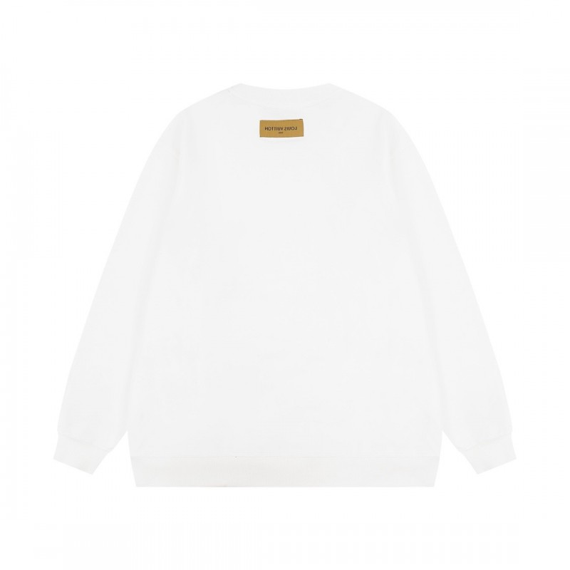 L0*is V*t0n Flame Graffiti Letters Couple Sweatshirt