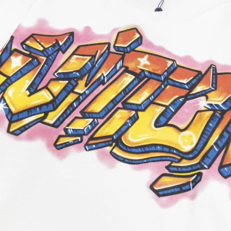 L0*is V*t0n Flame Graffiti Letters Couple Sweatshirt