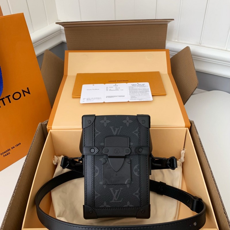 L0*is V*t0n Portafoglio indossabile Vertical Trunk M82077，Size：10.7*17.5*6.8cm