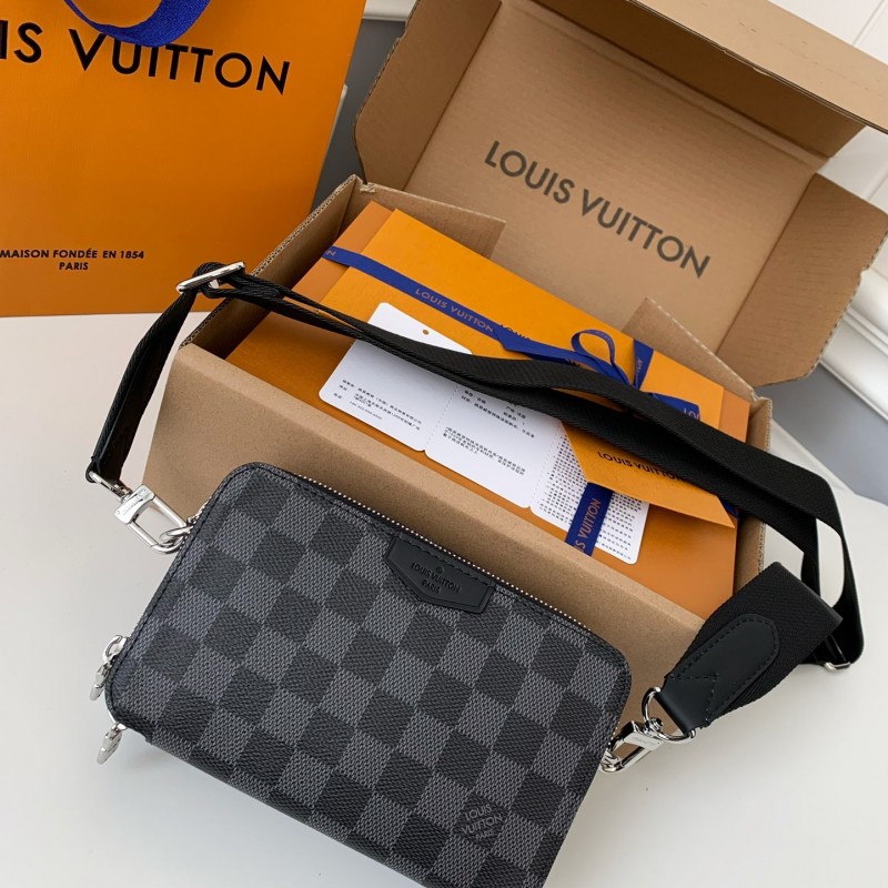 L0*is V*t0n Portafoglio indossabile Alpha N60418，Size：18.5*11*6.5cm