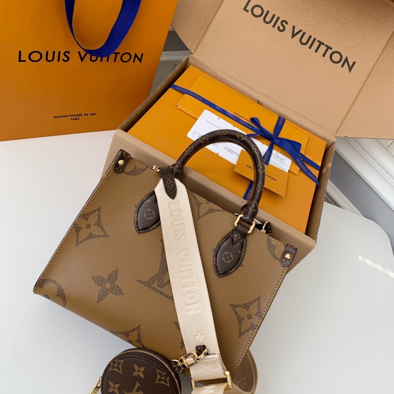 L0*is V*t0n Borsa OnTheGo PM M46373，Size：25*19*11.5cm