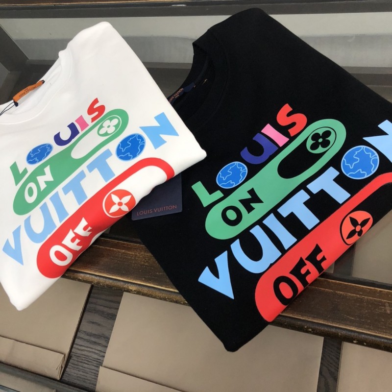 L0*is V*t0n 2023 new autumn and winter couples style round neck sweatshirt