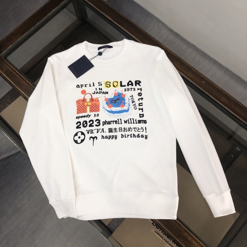 L0*is V*t0n 2023 new autumn and winter couples style round neck sweatshirt