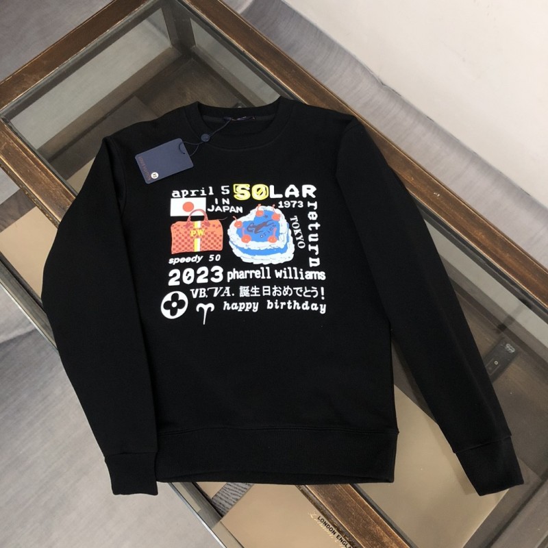 L0*is V*t0n 2023 new autumn and winter couples style round neck sweatshirt