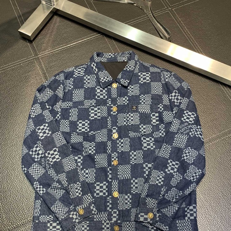 L0*is V*t0n lapel denim jacket_副本