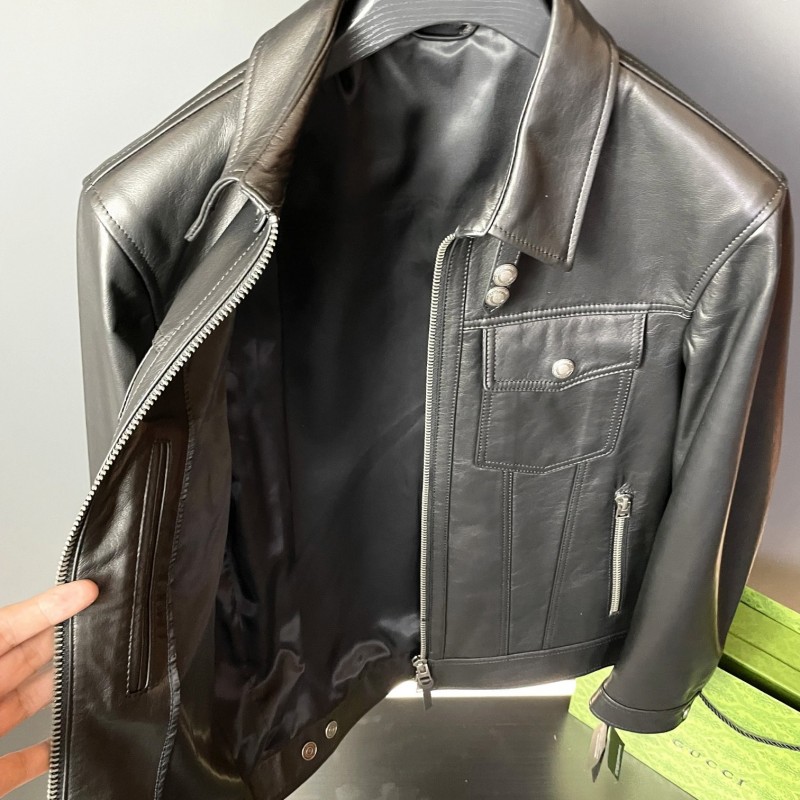 Tom Ford 23 Paris Fashion Week Leather Jackets