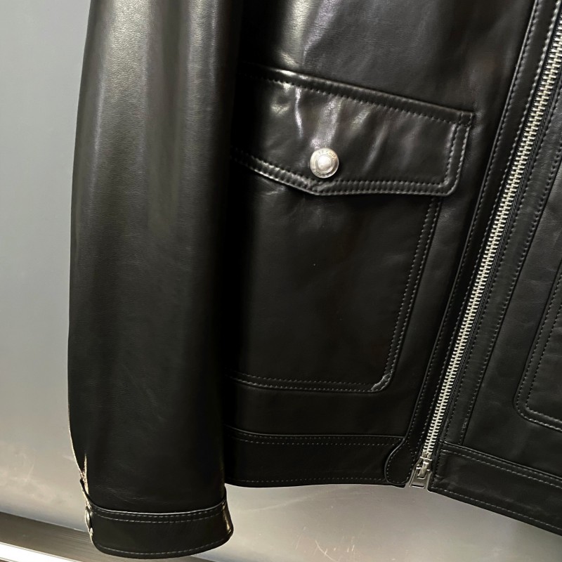 Tom Ford Sheepskin lapel leather jacket