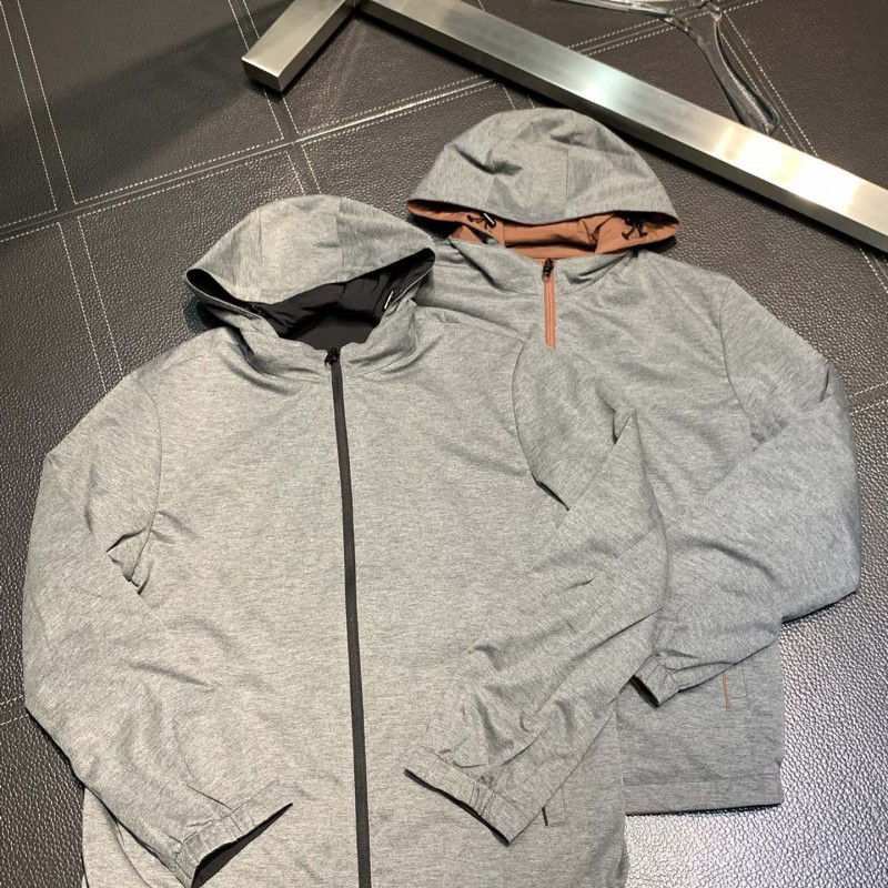 Zegna Hooded reversible jacket