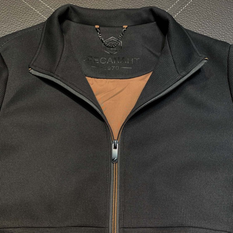 Zegna lapel knitted jacket