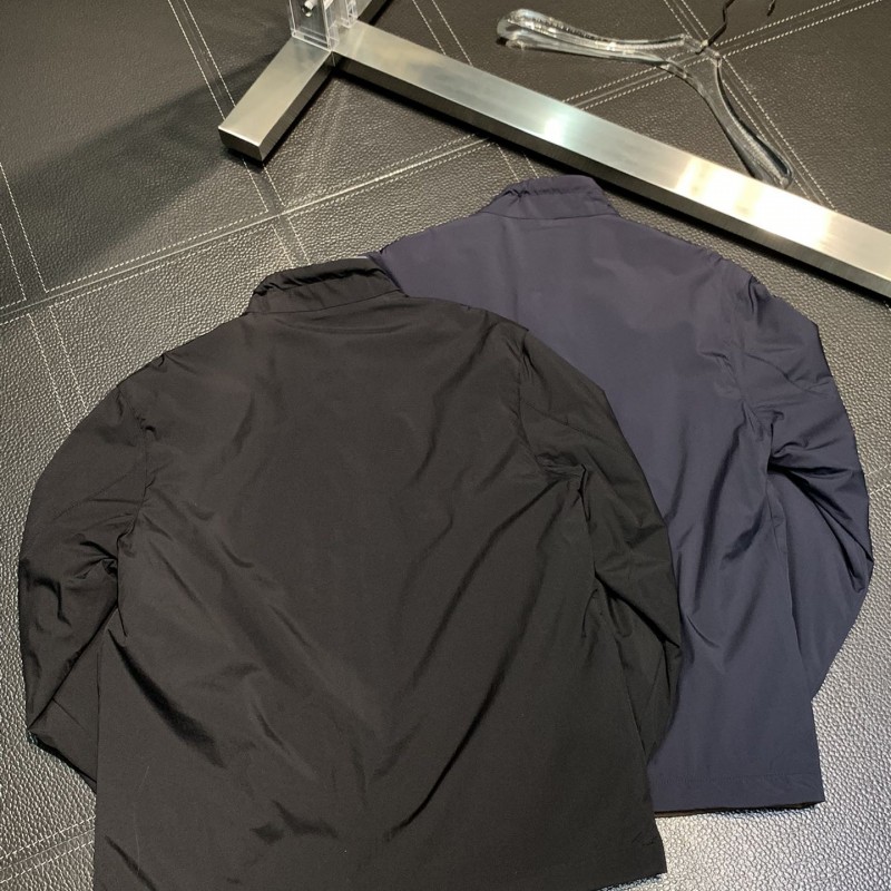 Zegna Hooded reversible jacket