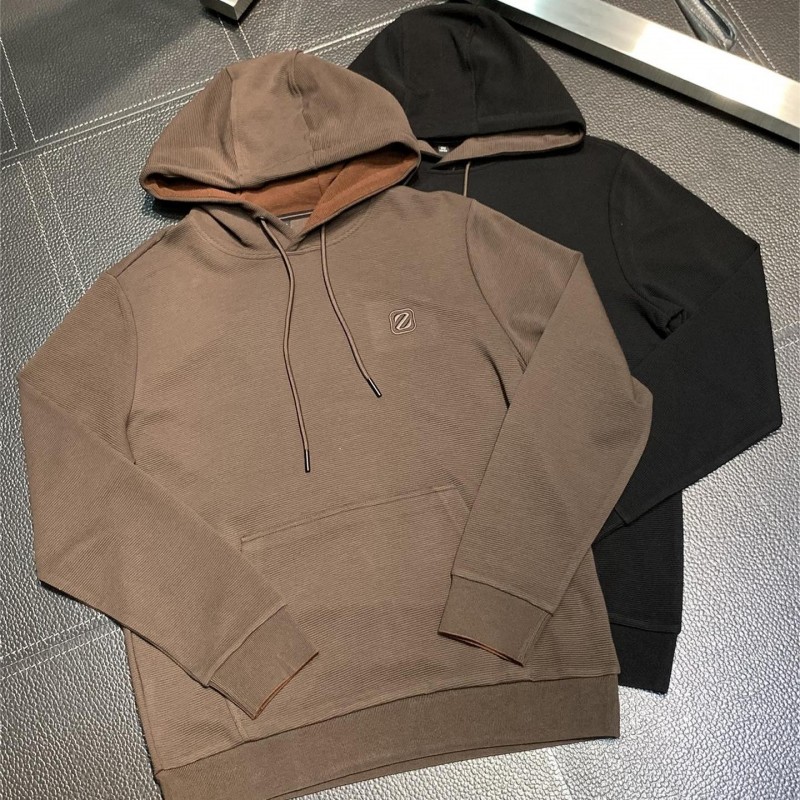 Zegna Men's casual hooded sweatshirt