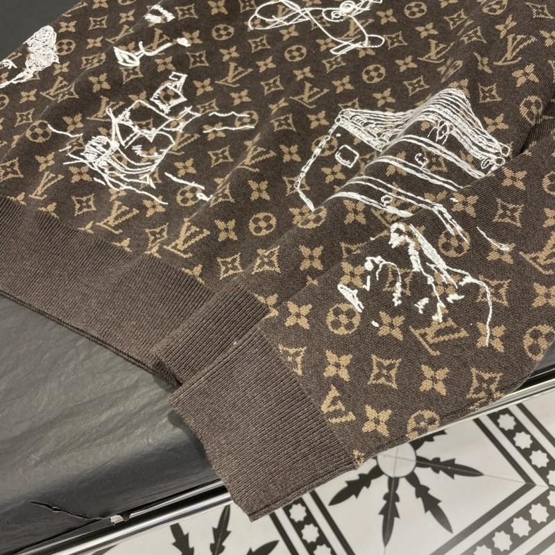 L0*is V*t0n Full body LVSE MONOGRAM crew neck shirt