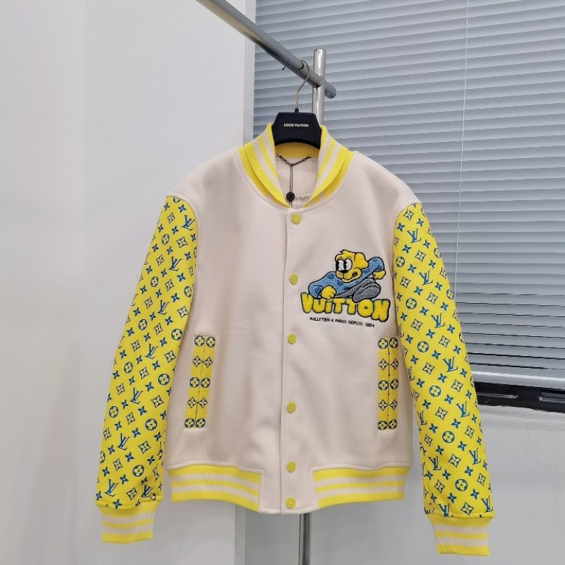 L0*is V*t0n MONOGRAM PLAYGROUND Baseball Tunic Jacket