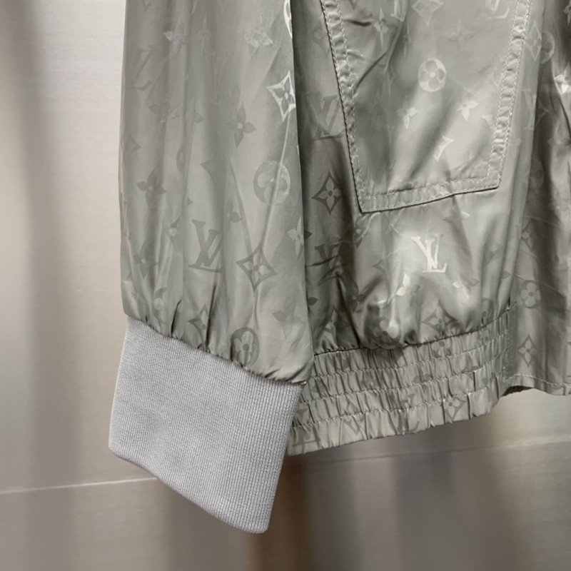 L0*is V*t0n Fully printed dark patterned floral lightweight jacket