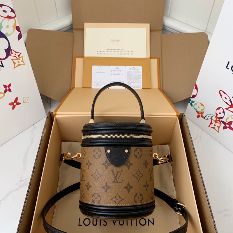 L0*is V*t0n CANNES bucket M43986 size:15*17*15cm