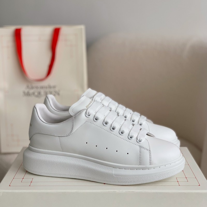 Ale*d*r M*Q*en MQ white cowhide tail Sneakers