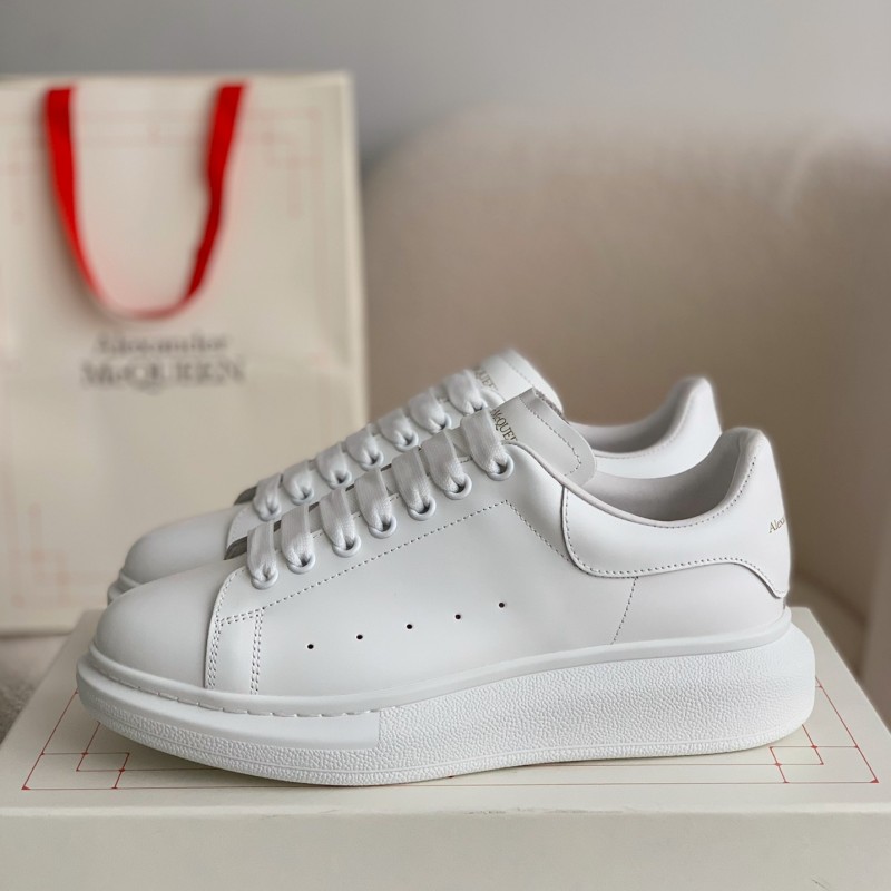 Ale*d*r M*Q*en MQ white cowhide tail Sneakers