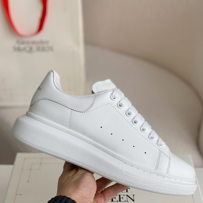 Ale*d*r M*Q*en MQ white cowhide tail Sneakers
