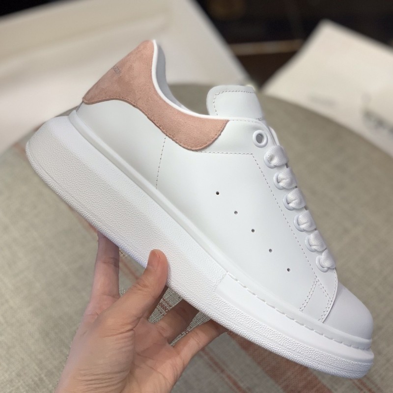 Ale*d*r M*Q*en MQ pink velvet tail Sneakers