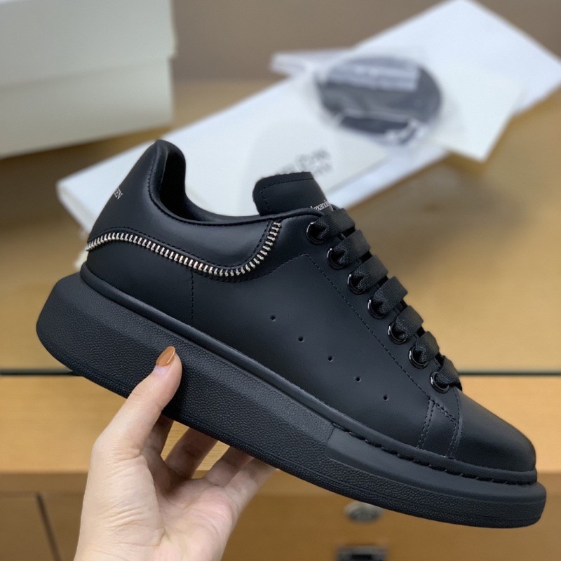 Ale*d*r M*Q*en MQ All black zip Sneakers