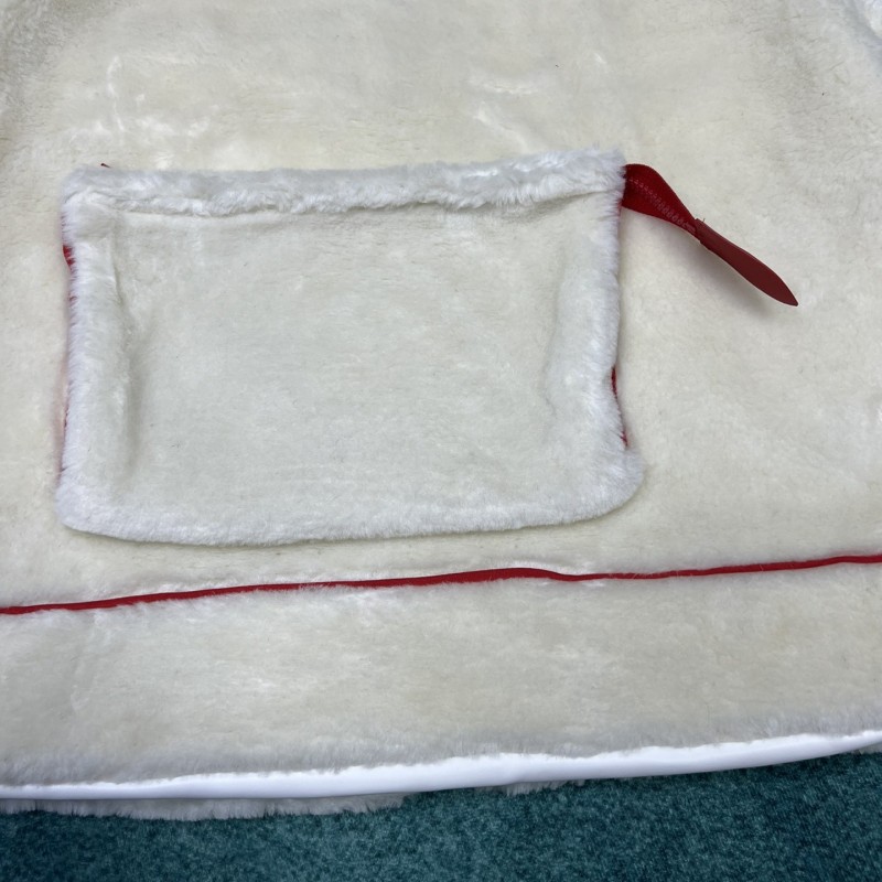 L0*is V*t0n Multi-pocket plush leather jacket