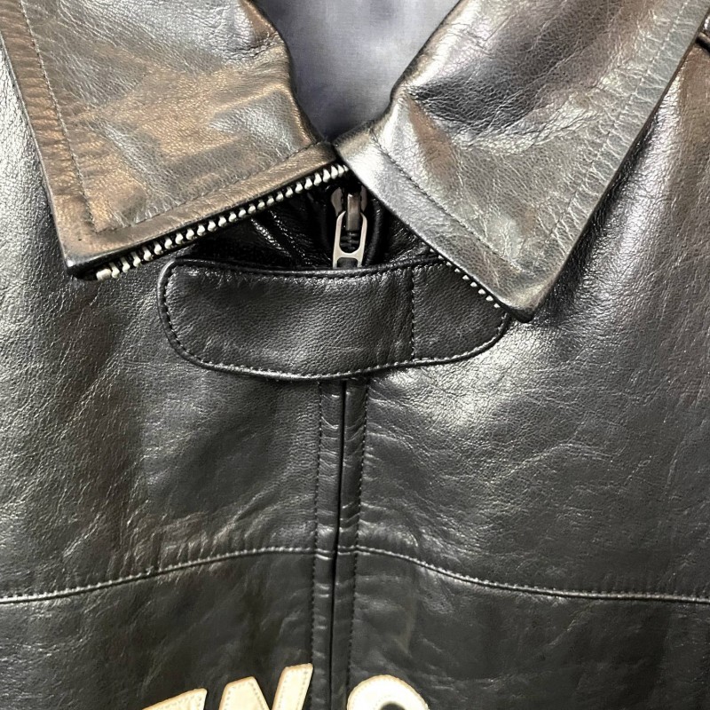 Ba*len*cia*ga Paris catwalk style biker leather jacket