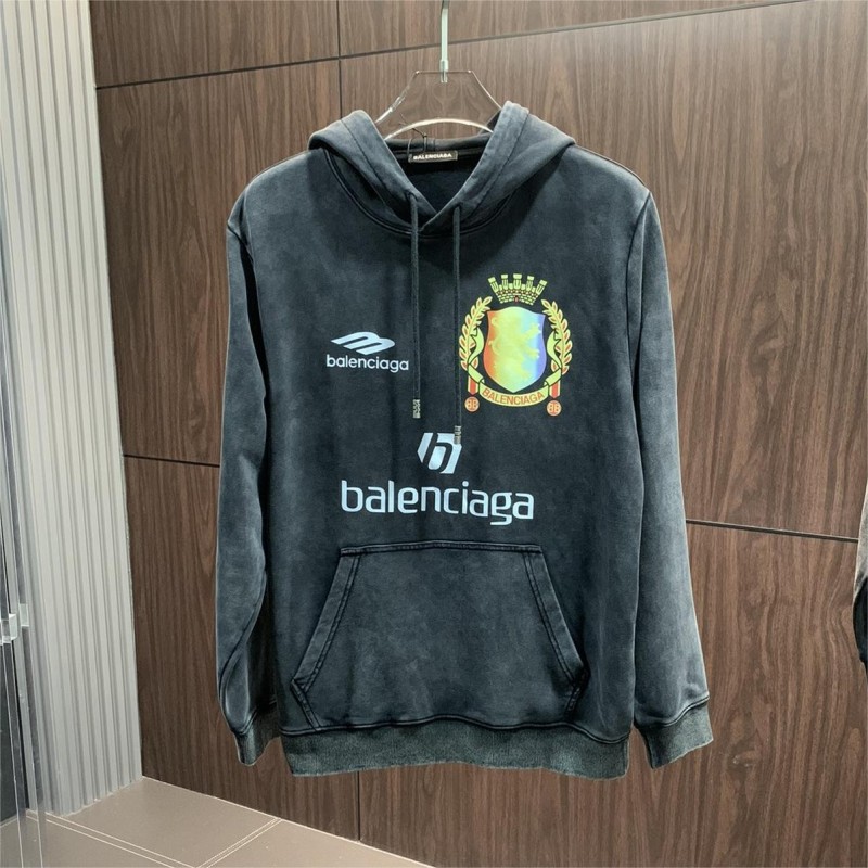 Ba*len*cia*ga Men's casual hooded sweatshirt