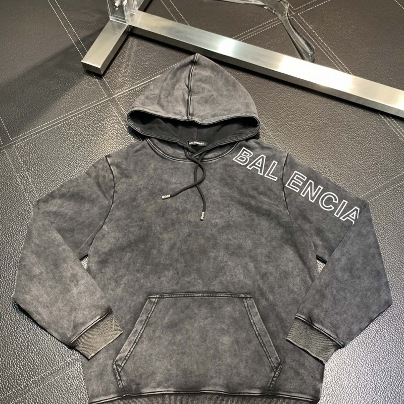 Ba*len*cia*ga  Men's casual hooded sweatshirt