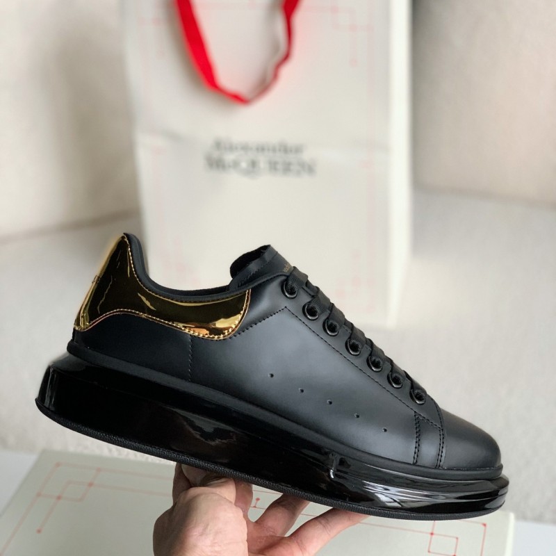 Ale*d*r M*Q*en MQ golden cowhide tail Air cushion bottom Sneakers