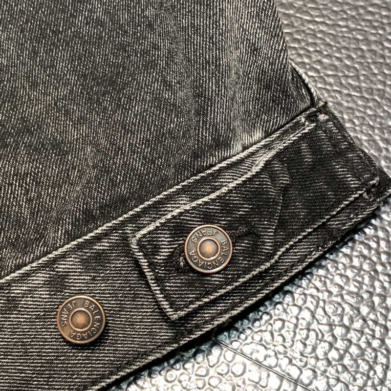 Ba*len*cia*ga  hooded stand collar jacket