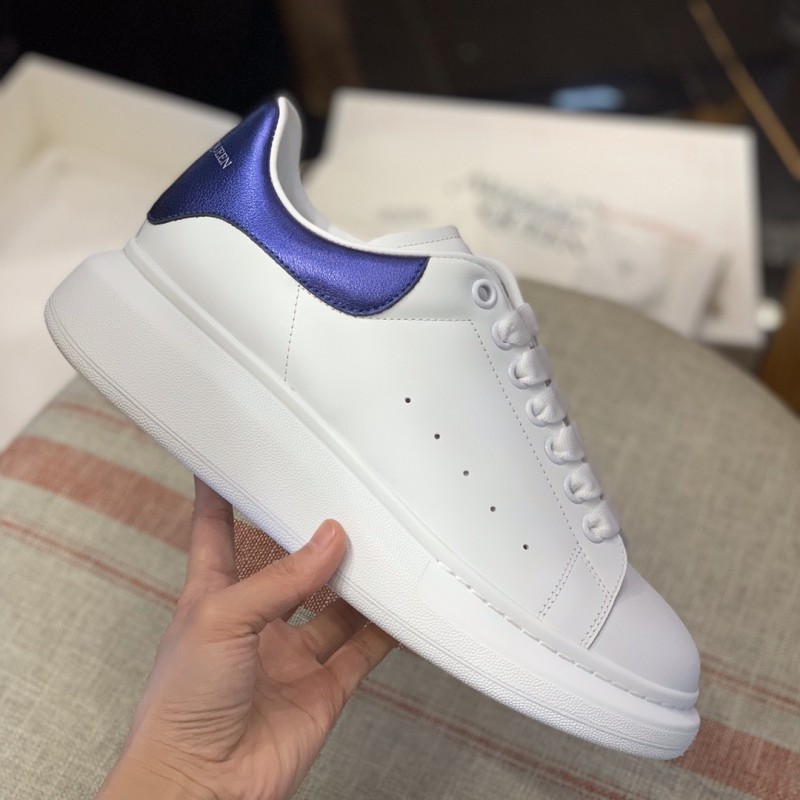 Ale*d*r M*Q*en MQ plating blue velvet tail Sneakers