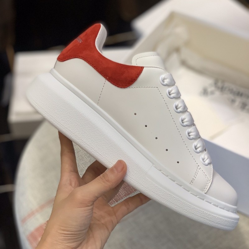 Ale*d*r M*Q*en MQ Red velvet tail Sneakers
